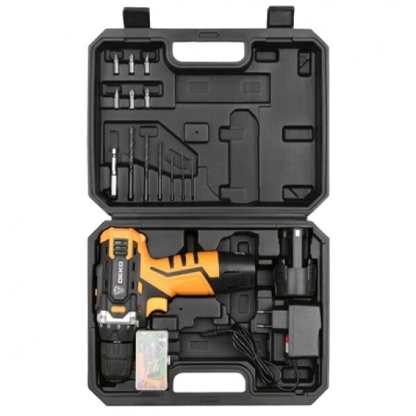 Дрель-шуруповерт Deko DKCD12FU-Li SET 63 (063-4094)