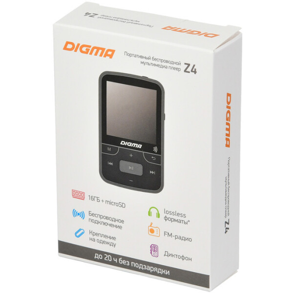 Плеер MP3 Digma Z4 16GB