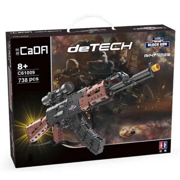 

Игры, игрушки CaDa, Конструктор CaDa C61009W Автомат Калашникова с прицелом AK47