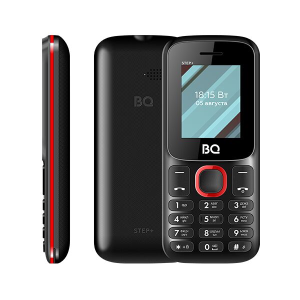 

Сотовые телефоны BQ-MOBILE, Мобильный телефон BQ-Mobile BQ-1848 Step+ (черный/красный)