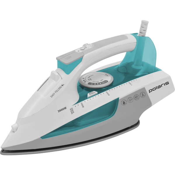 

Утюги POLARIS, Утюг Polaris PIR 2695AK (белый/аквамарин)