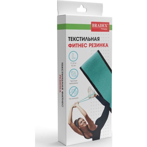 Текстильная фитнес резинка Bradex SF 0749 (размер L) Текстильная фитнес резинка Bradex SF 0749 (размер L)