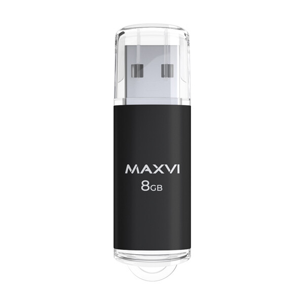 USB флеш-накопитель Maxvi MP 8GB 2.0 black USB флеш-накопитель Maxvi MP 8GB 2.0 black