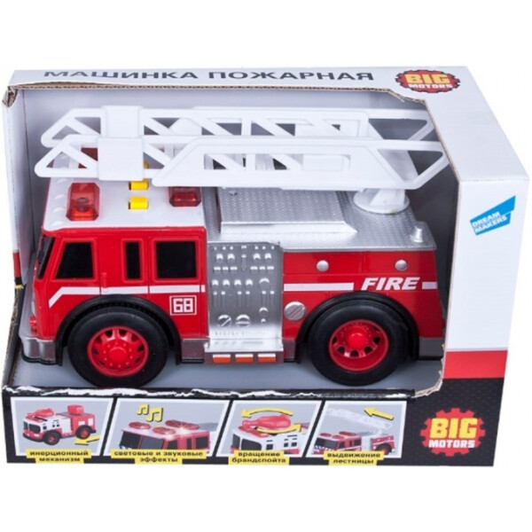 

Игры, игрушки BIG MOTORS, Пожарная машина Big Motors 2018-1AB
