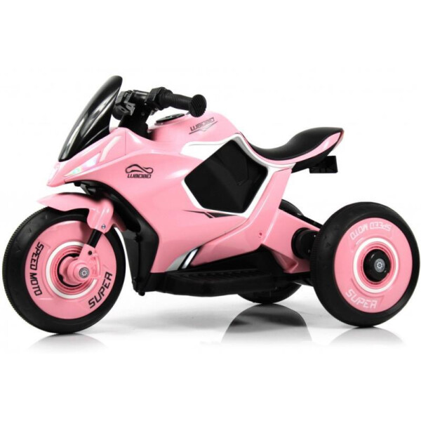 Детский электромотоцикл RiverToys G004GG (Розовый)