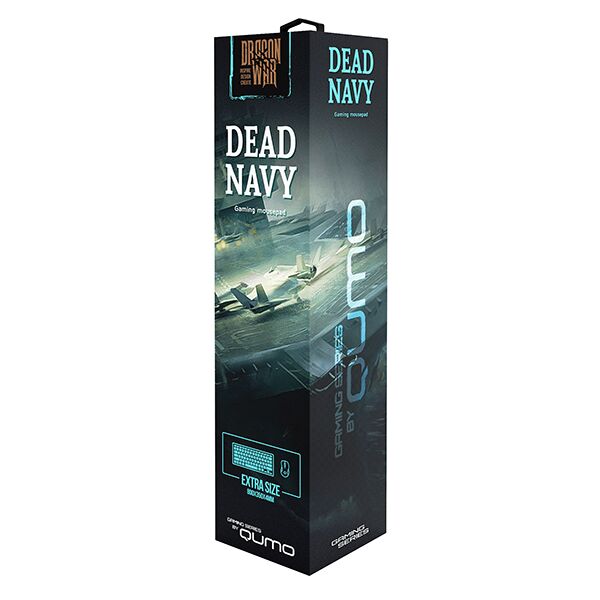 Коврик для мыши QUMO Dragon War Dead Navy Коврик для мыши QUMO Dragon War Dead Navy