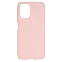 Накладка CASE Matte для Xiaomi Redmi Note 10 (4G) / Redmi Note 10S (светло-розовый)