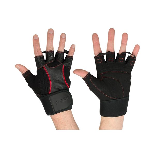

Инвентарь для фитнеса STARFIT, Перчатки атлетические Starfit SU-120 (L)