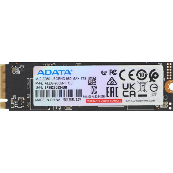 Накопитель SSD ADATA ALEG-960M-1TCS Накопитель SSD ADATA ALEG-960M-1TCS