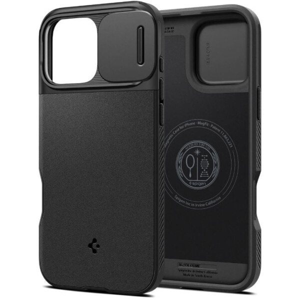 Чехол для телефона Spigen Optik Armor Mag Magsafe для iPhone 16 Pro ACS08015 (черный)