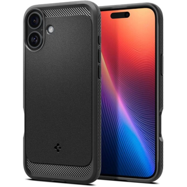 Чехол для телефона Spigen Rugged Armor Mag Magsafe для iPhone 16 ACS08214 (черный)