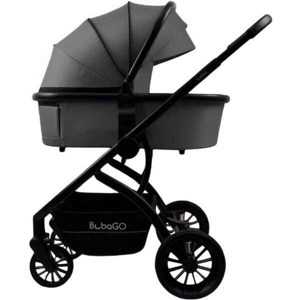 Детская универсальная коляска Bubago Lotta 3 в 1 BG 150-3 (темно-серый)