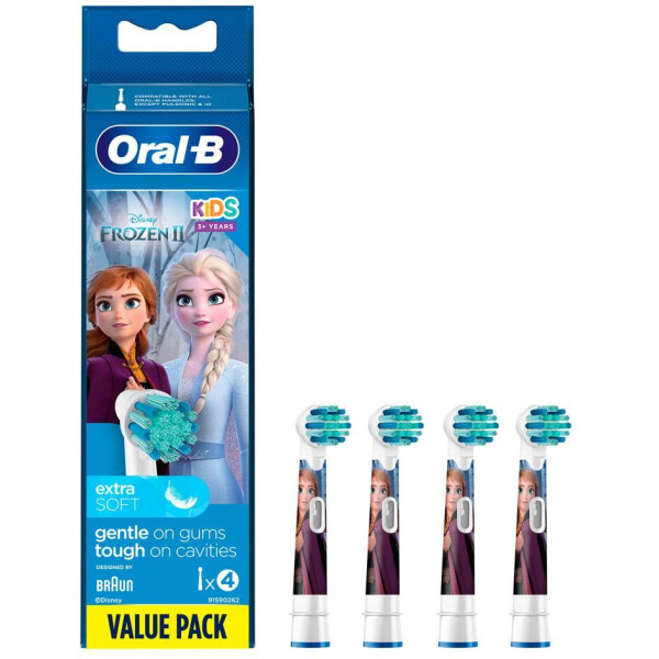Комплект насадок для электрической зубной щетки Oral-B Kids Frozen (4 шт)
