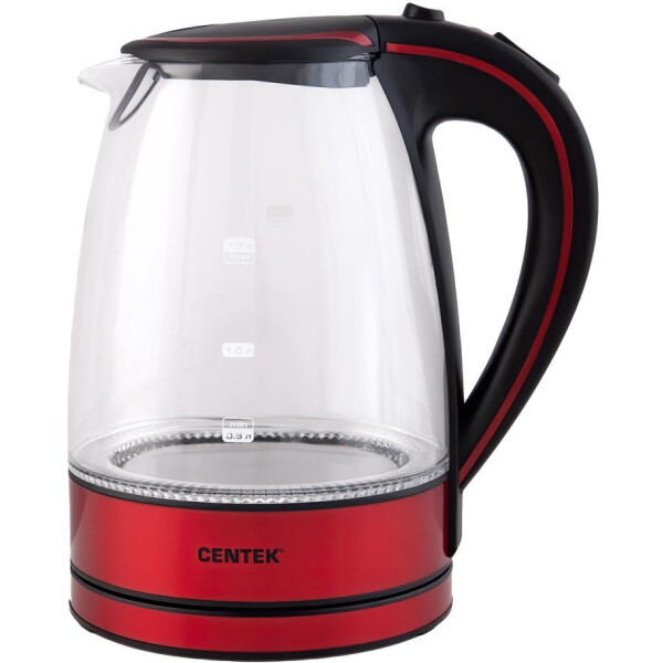 

Электрочайники Centek, Чайник Centek CT-1009 BLR (красный/черный)