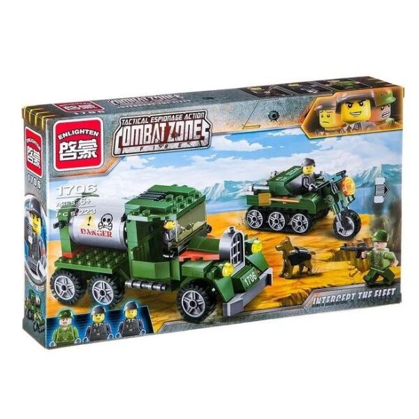

Игры, игрушки QMAN, Конструктор QMAN CombatZones 1706 Военная техника
