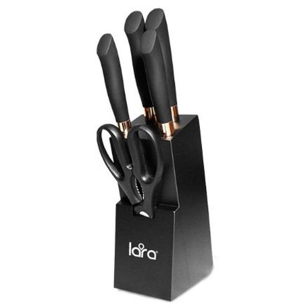 

Ножи, ножницы, ножеточки LARA, Набор ножей LARA LR05-55