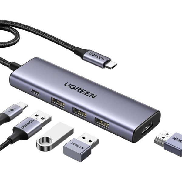 Док-станция UGREEN CM511-15596 Space Gray