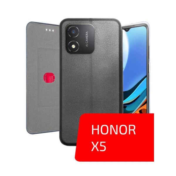 

Чехлы для мобильных телефонов AKAMI, Чехол книга AKAMI Prime для Honor X5 Черный (32081)