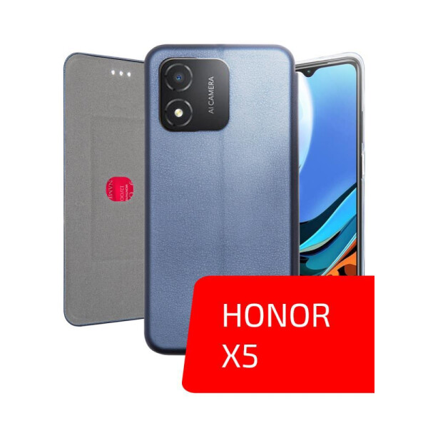 

Чехлы для мобильных телефонов AKAMI, Чехол книга AKAMI Prime для Honor X5 Синий (32082)