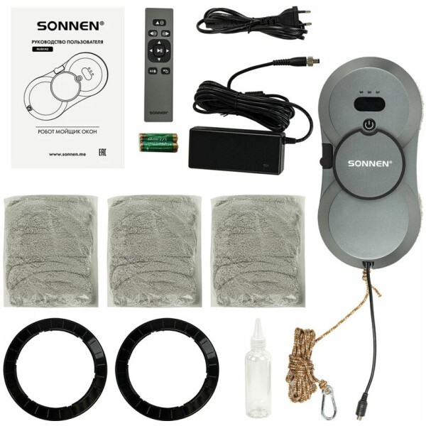 Робот-мойщик окон SONNEN Tech RWC-123 SPRAY (456236) Робот-мойщик окон SONNEN Tech RWC-123 SPRAY (456236)