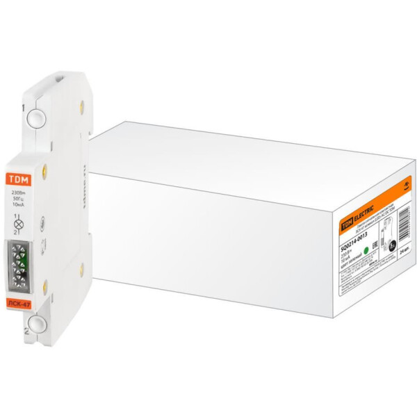 Компактная сигнальная лампа зеленая TDM ЛСК-47 LED AC/DC SQ0214-0013