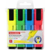 Набор текстовыделителей BRAUBERG ORIGINAL NEON 152215