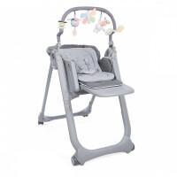 Стульчик для кормления CHICCO Polly Magic Relax Graphite Стульчик для кормления CHICCO Polly Magic Relax Graphite