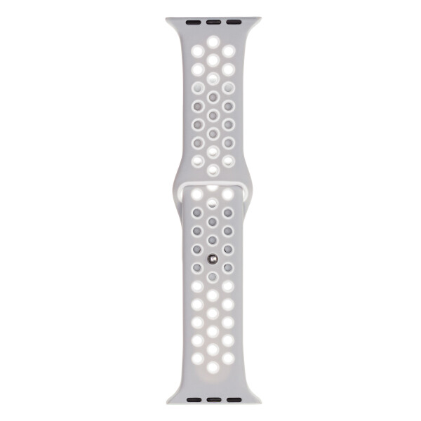 

Ремешки и браслеты EVOLUTION, Ремешок Evolution Sport+ AW44-SP01 для Apple Watch 42/44 мм (cold silver/white)