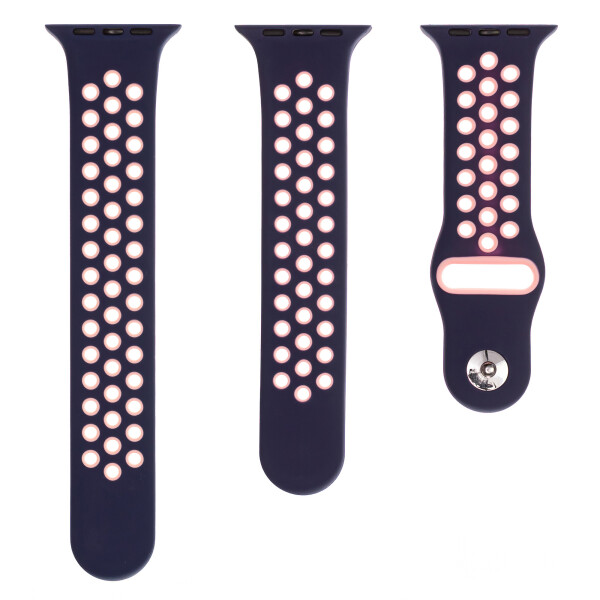 Ремешок Evolution Sport+ AW44-SP01 для Apple Watch 42/44 мм (midnight/pink) Ремешок Evolution Sport+ AW44-SP01 для Apple Watch 42/44 мм (midnight/pink)