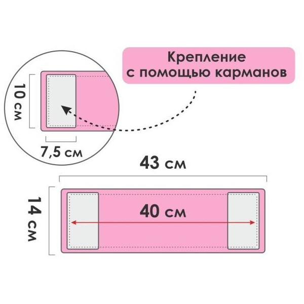 Сменная насадка для швабры PERFECTO LINEA 44-432011 Сменная насадка для швабры PERFECTO LINEA 44-432011