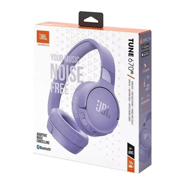 Наушники JBL Tune 670NC (фиолетовый)