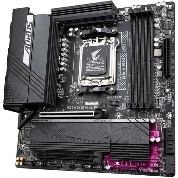 Материнская плата Gigabyte B650M Aorus Elite (rev. 1.0) Материнская плата Gigabyte B650M Aorus Elite (rev. 1.0)