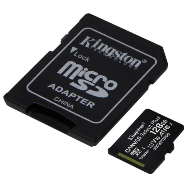 Карта памяти Kingston Canvas Select Plus microSDXC 128Gb (SDCS2/128GB) Карта памяти Kingston Canvas Select Plus microSDXC 128Gb (SDCS2/128GB)