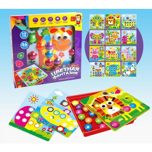 

Игры, игрушки Ausini, Настольная игра SHIDE Цветная фантазия (YG787-28)