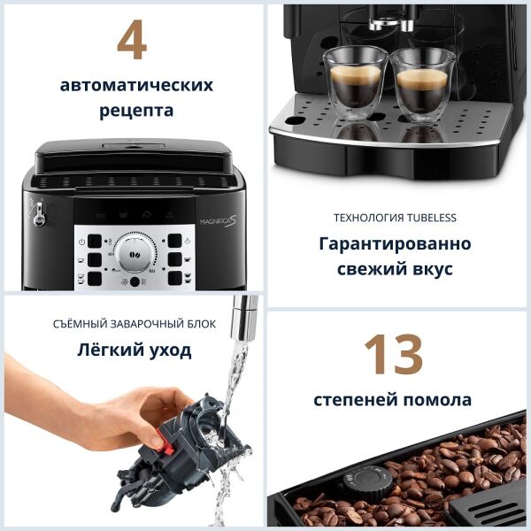 Кофемашина DeLonghi Magnifica S ECAM22.110.B Кофемашина DeLonghi Magnifica S ECAM22.110.B