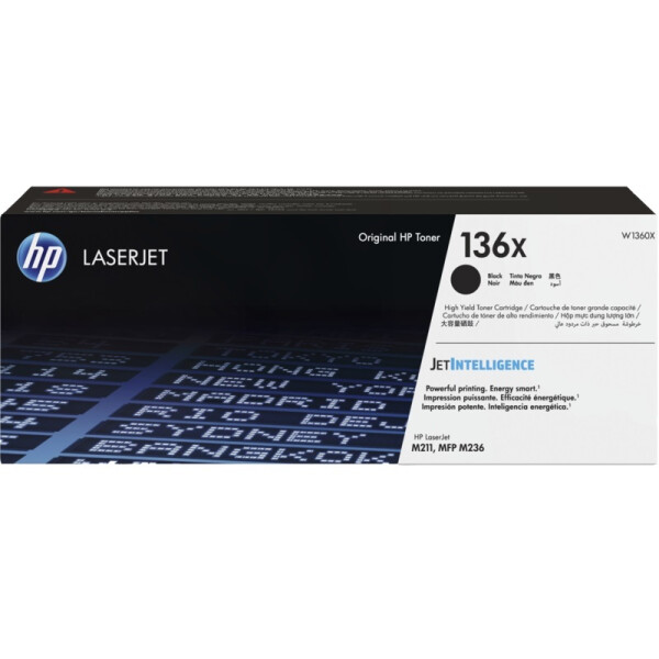

Расходные материалы для принтеров HP, Картридж HP 136X W1360X для HP LaserJet M211,M236