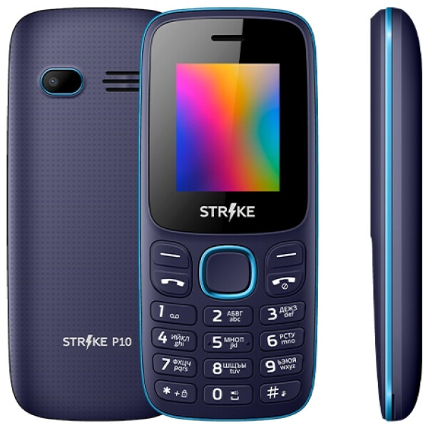 

Сотовые телефоны STRIKE, Телефон GSM STRIKE P10 (тёмно-синий)