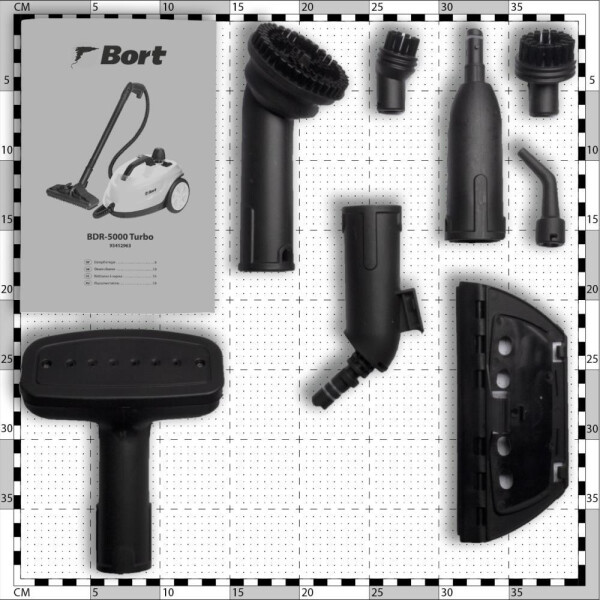 Пароочиститель Bort BDR-5000 Turbo Пароочиститель Bort BDR-5000 Turbo
