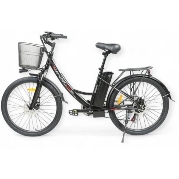 Электровелосипед SameBike VENTURE SB-VENTURE350 (чёрно-серебристый)