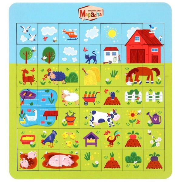 Развивающая игра Mapacha 962209 (Лето в деревне)
