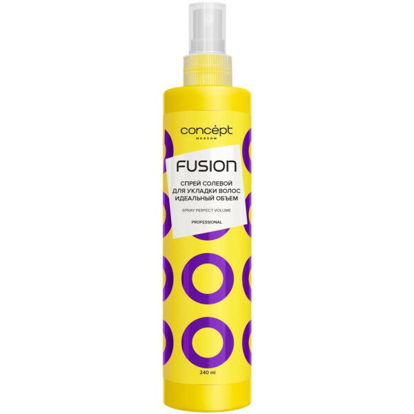 Спрей солевой для укладки волос CONCEPT Fusion Идеальный объем Perfect Volume, 240 мл