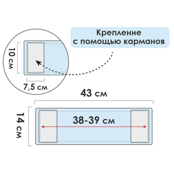 Сменная насадка для швабры PERFECTO LINEA 44-431023 Сменная насадка для швабры PERFECTO LINEA 44-431023