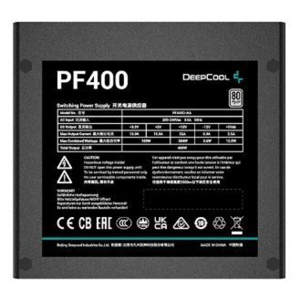 Блок питания DeepCool PF400 (R-PF400D-HA0B-EU) Блок питания DeepCool PF400 (R-PF400D-HA0B-EU)
