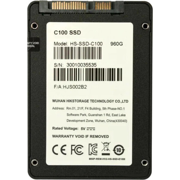 SSD Hikvision C100 960GB HS-SSD-C100/960G SSD Hikvision C100 960GB HS-SSD-C100/960G