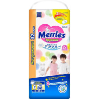Подгузники-трусики Merries XXL (32 шт)
