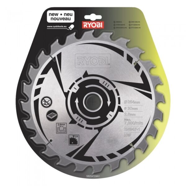 

Оснастка для инструмента Ryobi, Пильный диск Ryobi SB254T24A1 5132002621