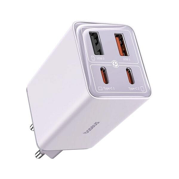 Сетевое зарядное устройство Baseus GaN6 Pro Fast Charger 2C+2U 65W P10162701533-00 (фиолетовый)