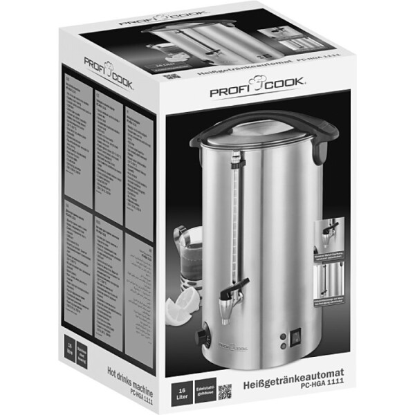 Термопот Profi Cook PC-HGA 1111 inox Термопот Profi Cook PC-HGA 1111 inox