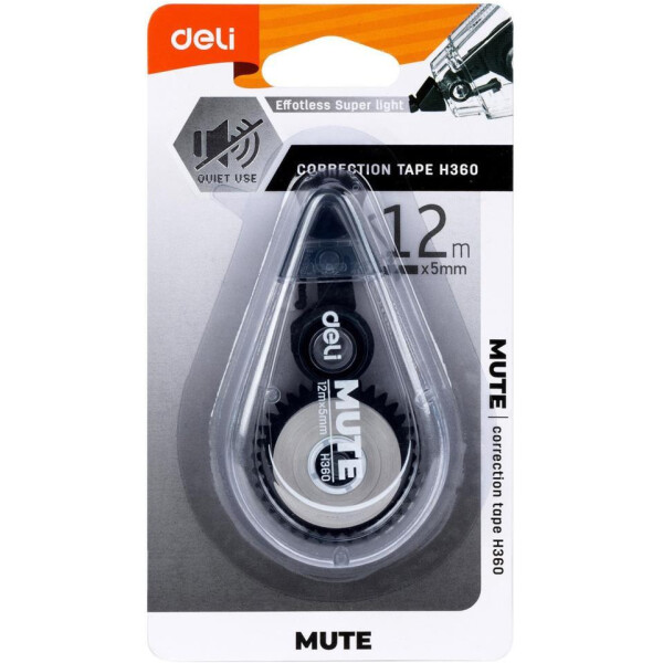 Корректирующая лента Deli Mute EH360 (ассорти) Корректирующая лента Deli Mute EH360 (ассорти)