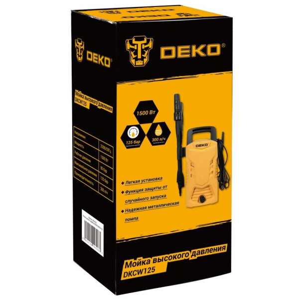 Мойка высокого давления Deko DKCW125 (063-4301)